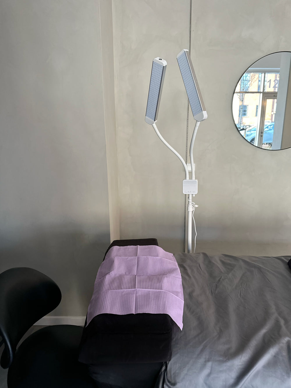 Engangsunderlag Sort/Lilla