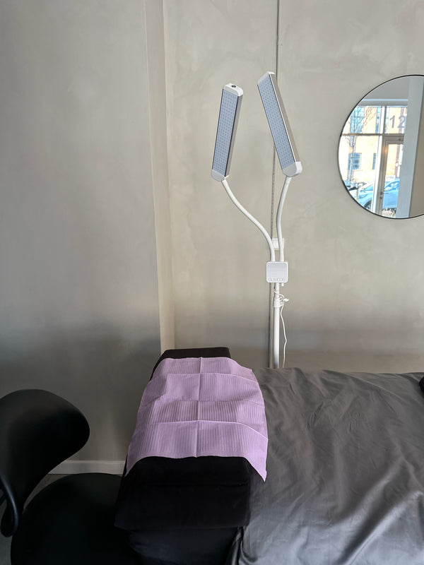 Engangsunderlag Sort/Lilla