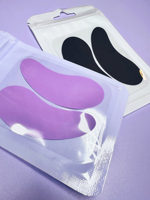 Genanvendelige eye pads (BLACK/PURPLE)