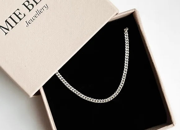 Small Panzer Necklace Sølv